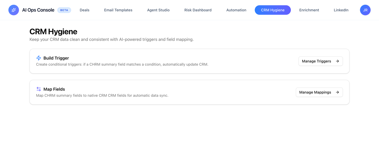 HubSpot field map · Enterprise pipeline